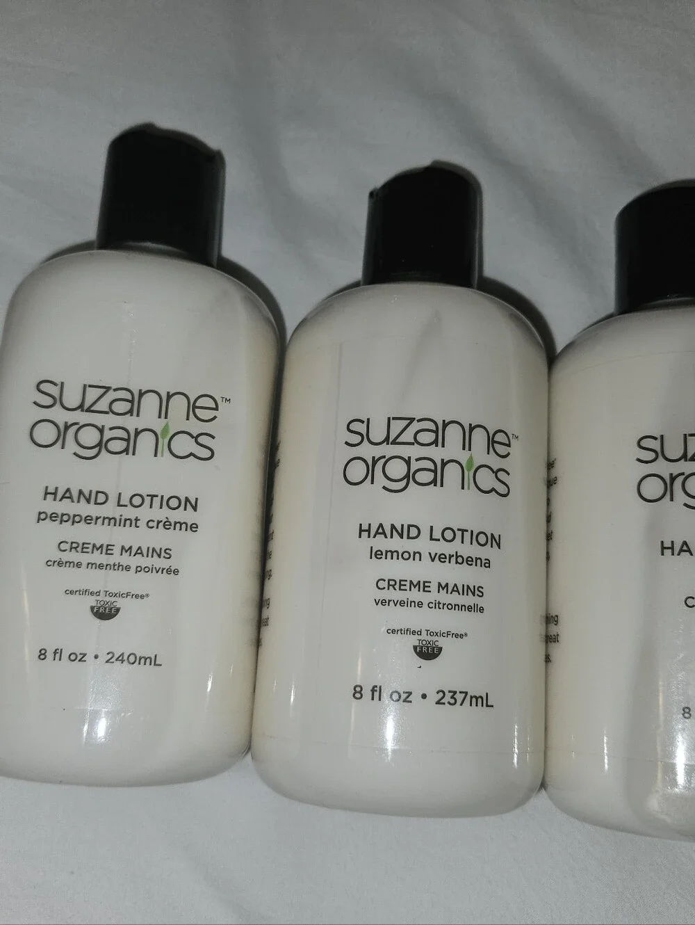 New! Suzanne Organics Lemon Verbena Hand Lotions